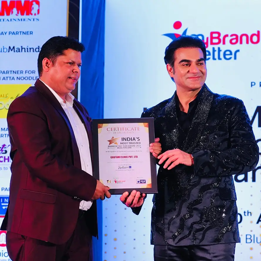 Dr. Inderjeet Singh is being Awarded India's Most Trusted Healthcare Brand of the Year 2022
